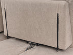 Fabric 3 Seater Sofa Taupe IKAST