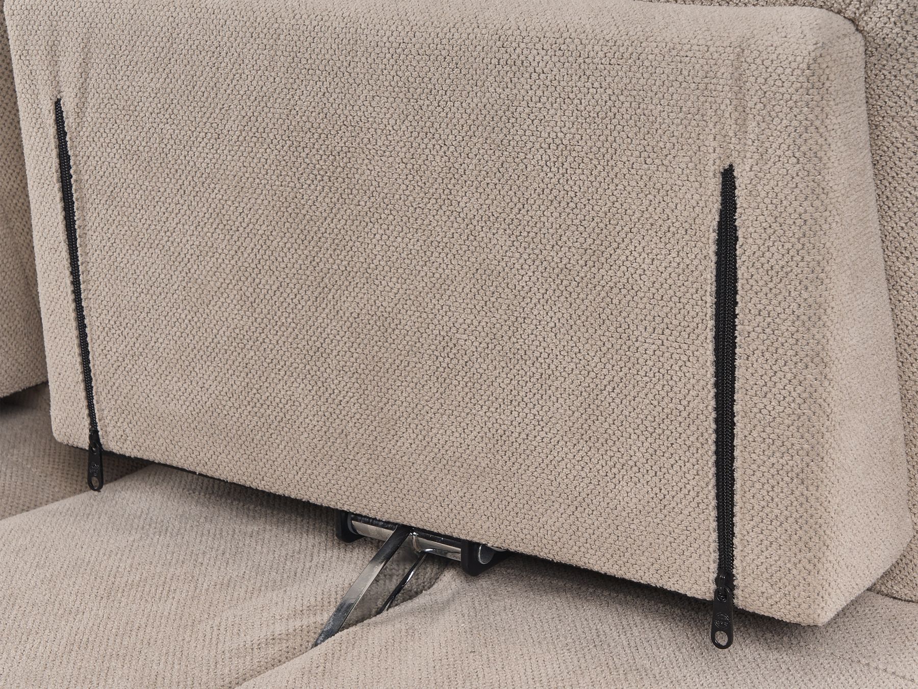 Fabric 3 Seater Sofa Taupe IKAST