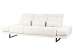 Fabric 3 Seater Sofa Off White IKAST