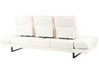 Fabric 3 Seater Sofa Off White IKAST