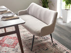 2 Seater Kitchen Sofa Beige ARENDAL