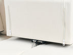 Fabric 3 Seater Sofa Off White IKAST