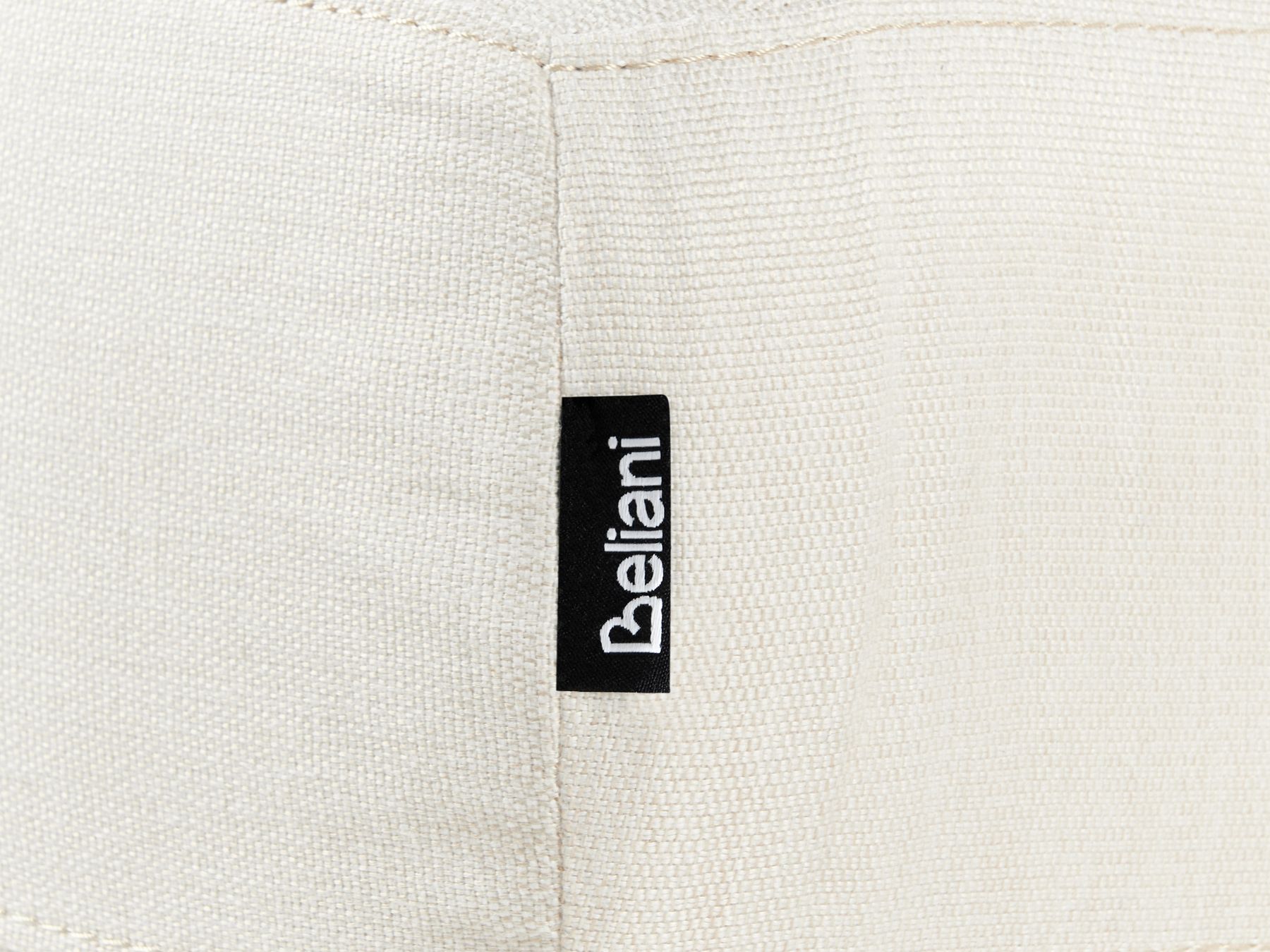Fabric 3 Seater Sofa Off White IKAST