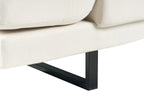 Fabric 3 Seater Sofa Off White IKAST