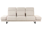 Fabric 3 Seater Sofa Beige IKAST