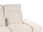 Fabric 3 Seater Sofa Beige IKAST