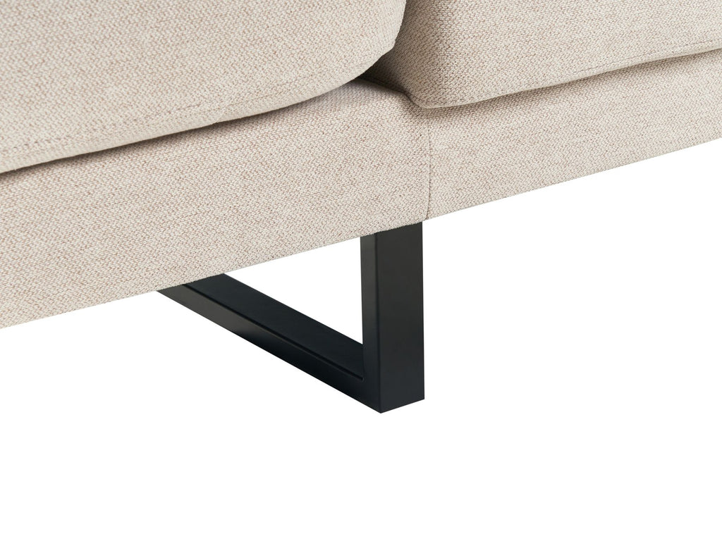 Fabric 3 Seater Sofa Beige IKAST
