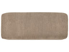 Right Hand Fabric Corner Sofa Brown MALOY