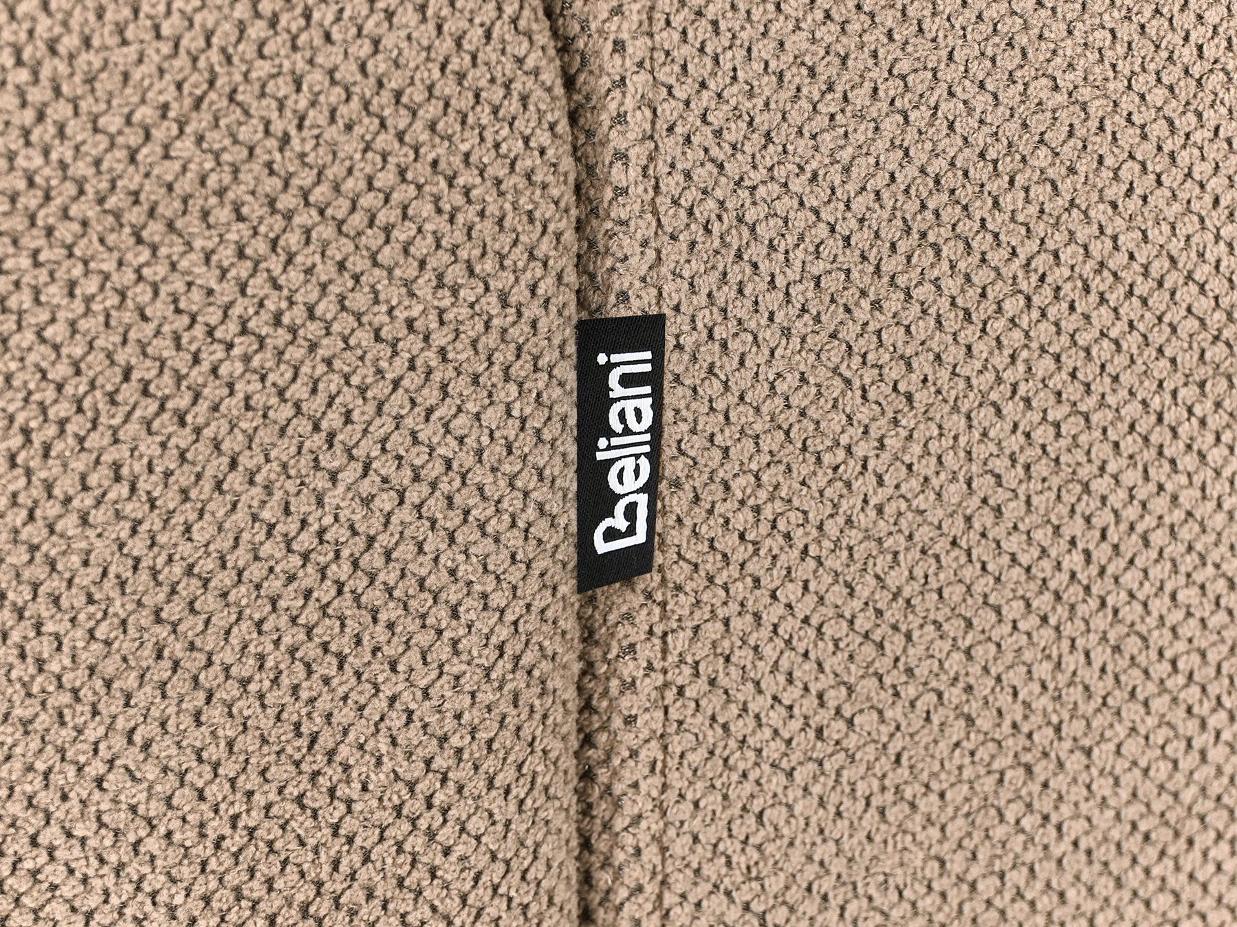 Right Hand Fabric Corner Sofa Brown MALOY