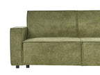 Corner Sofa Bed ROMEDAL II Fabric Dark Green 3 Seater Left Hand
