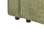 Corner Sofa Bed ROMEDAL II Fabric Dark Green 3 Seater Left Hand