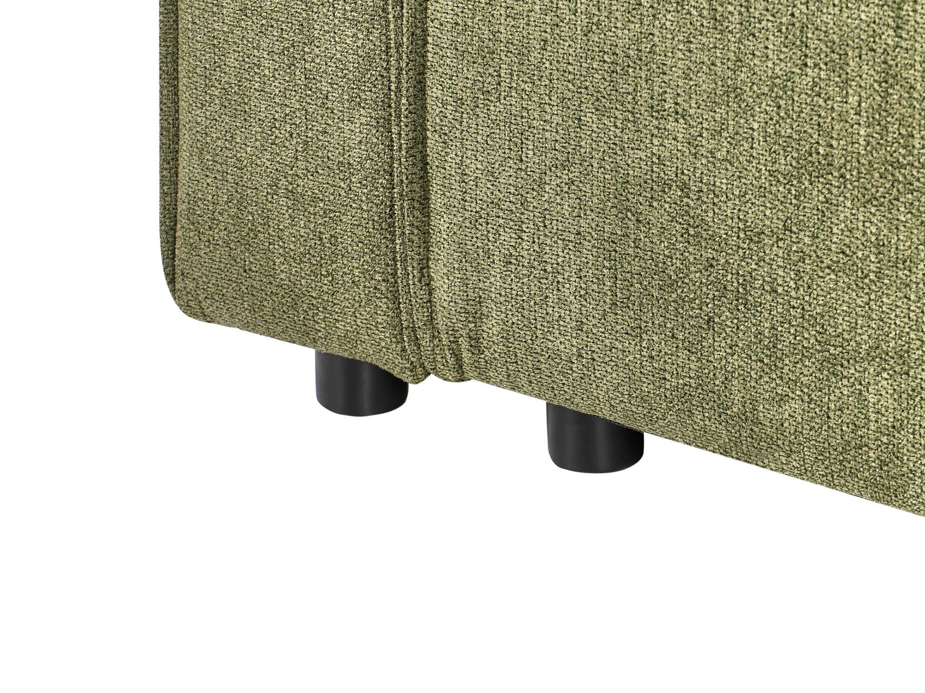 Corner Sofa Bed ROMEDAL II Fabric Dark Green 3 Seater Left Hand