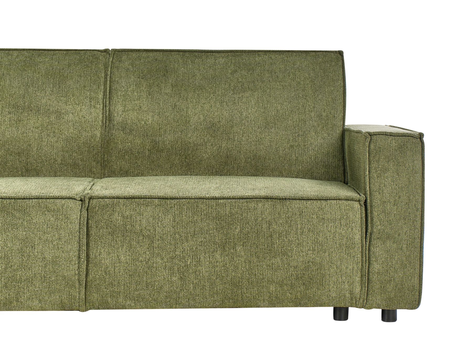 Corner Sofa Bed ROMEDAL II Fabric Dark Green 3 Seater Right Hand