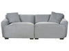 3 Seater Fabric Sofa Grey