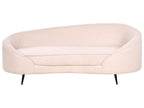 Sofa SAVAR Boucle Beige 3 Seater