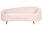 Boucle Sofa Light Beige SAVAR