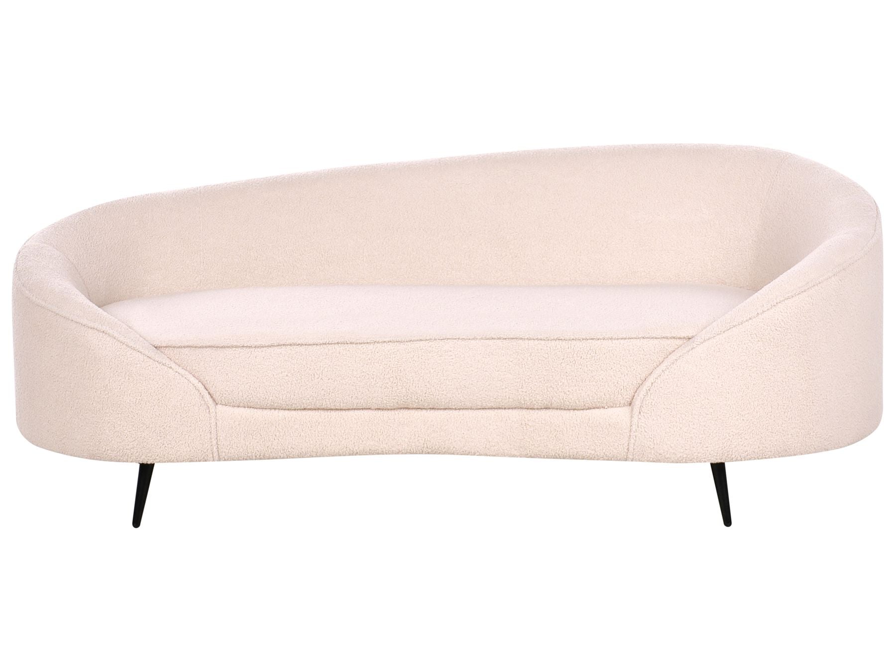 Boucle Sofa Light Beige SAVAR
