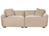3 Seater Fabric Sofa Beige