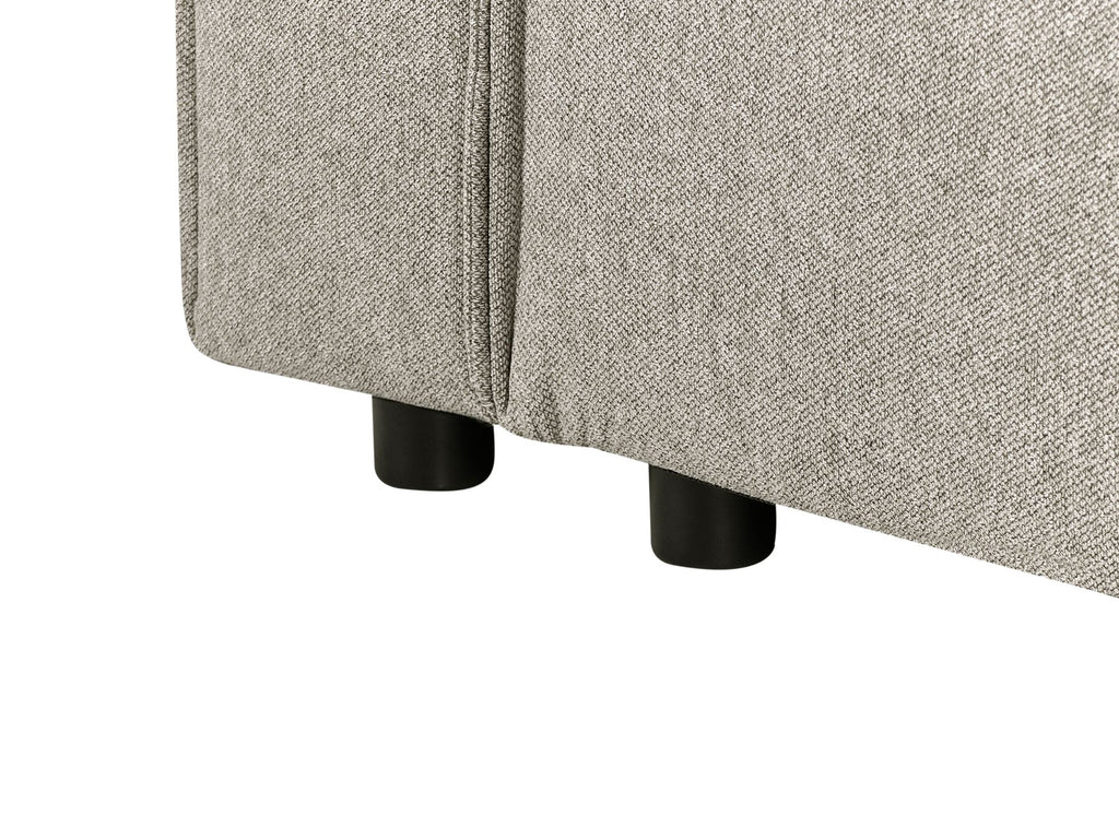 Corner Sofa Bed ROMEDAL II Fabric Beige 3 Seater Right Hand