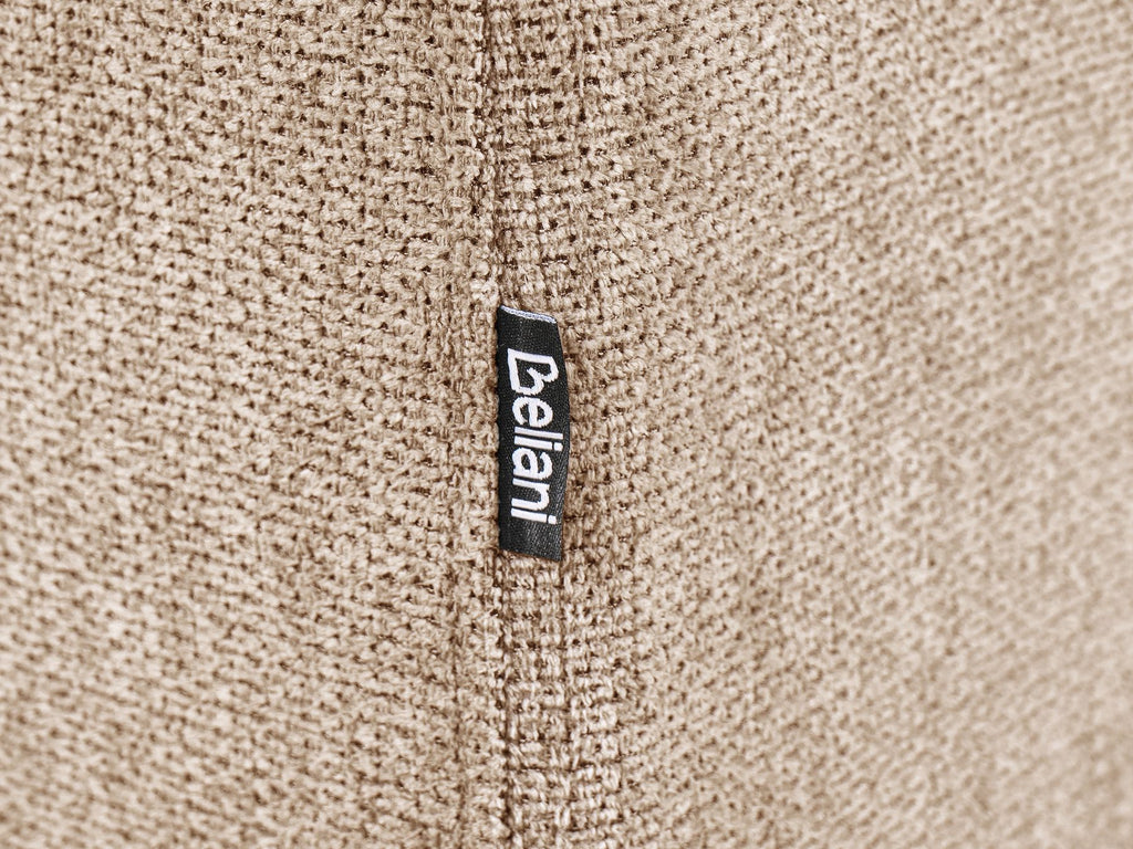 3 Seater Fabric Sofa Beige KORIO