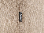 3 Seater Fabric Sofa Beige KORIO