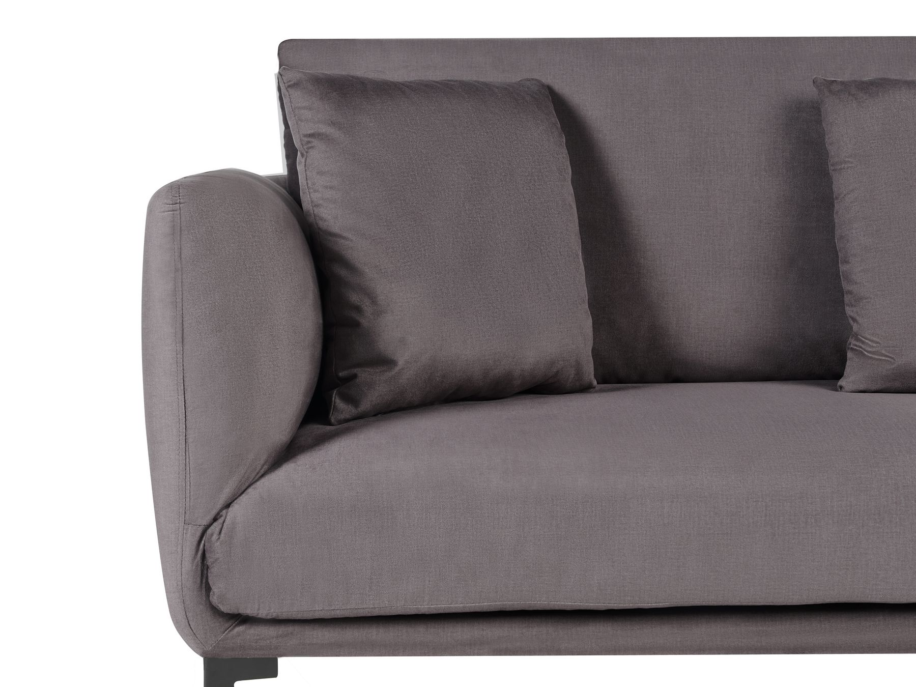 3 Seater Velvet Sofa Taupe BODUM