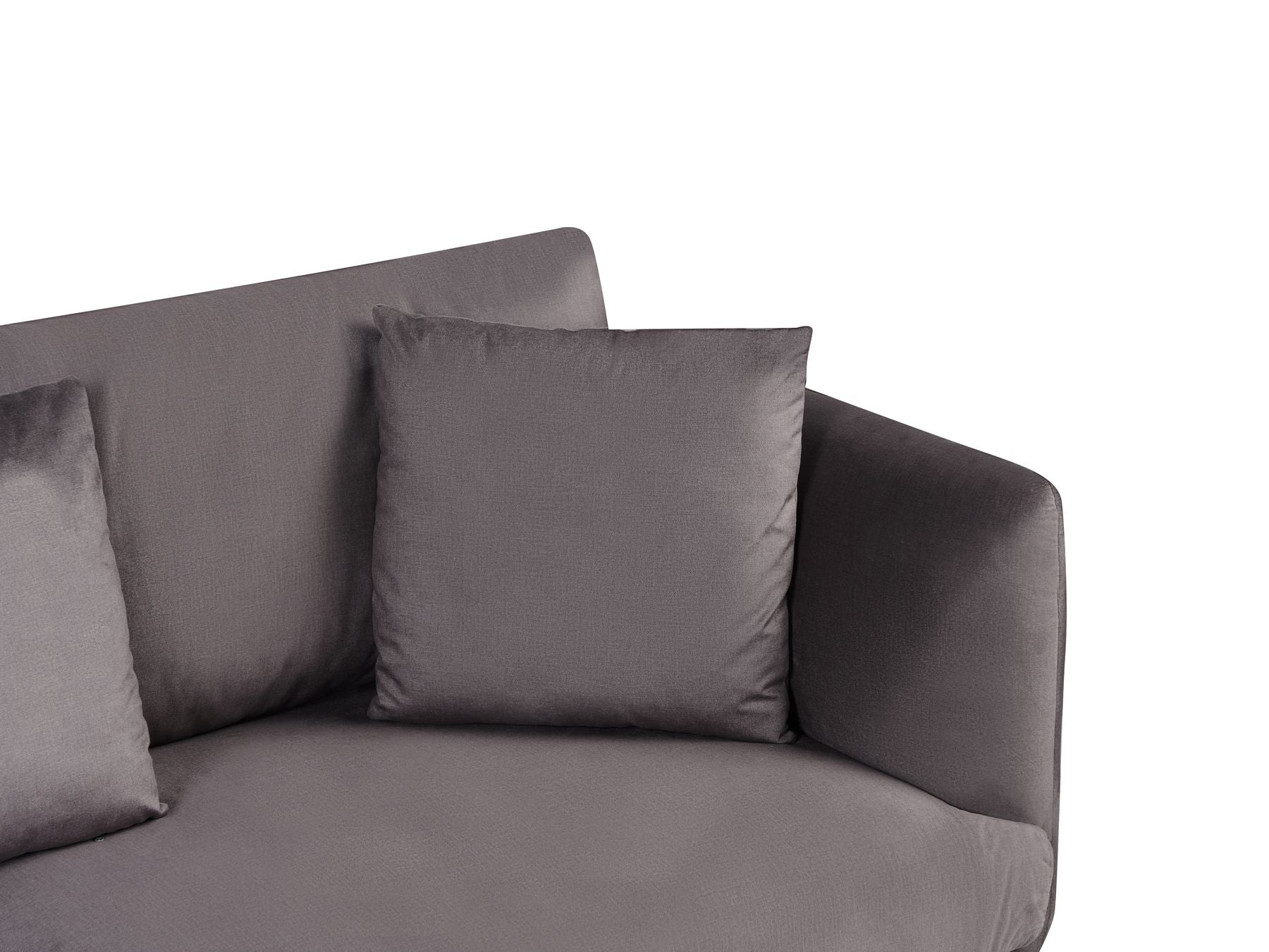 3 Seater Velvet Sofa Taupe BODUM