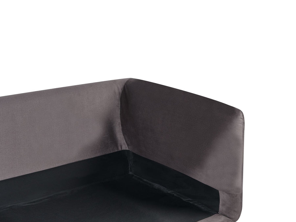 3 Seater Velvet Sofa Taupe BODUM