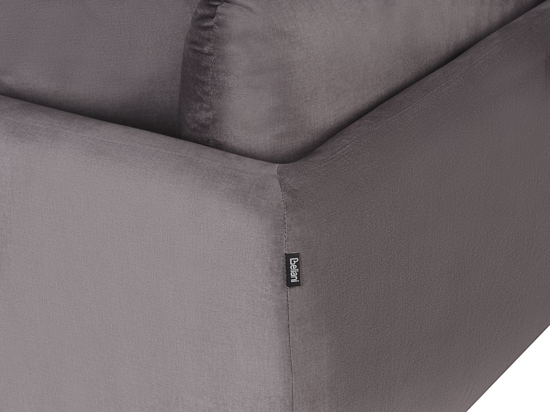 3 Seater Velvet Sofa Taupe BODUM