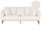 3 Seater Boucle Sofa White BODUM