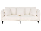 3 Seater Boucle Sofa White BODUM