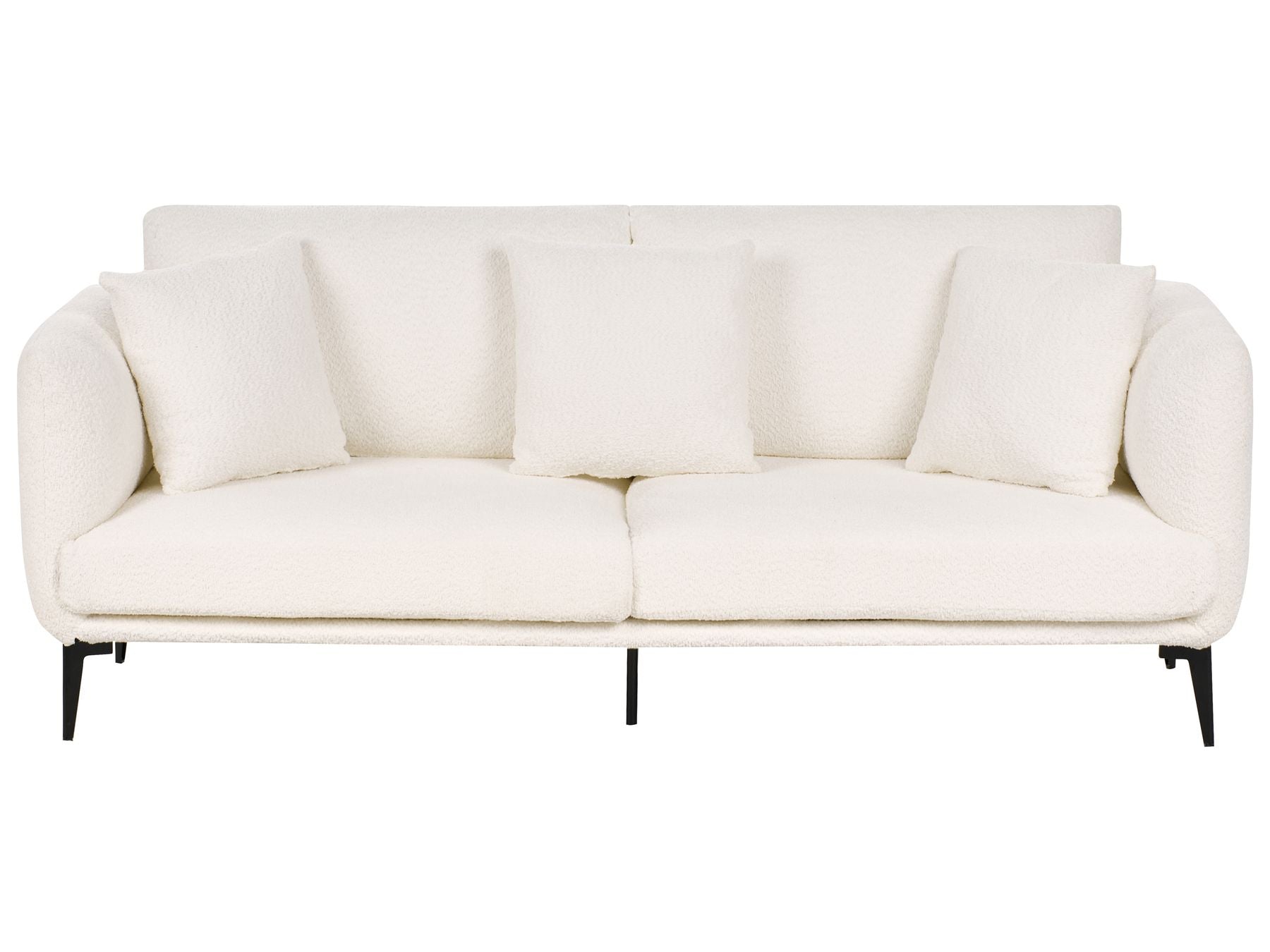 3 Seater Boucle Sofa White BODUM