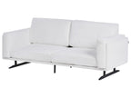 3 Seater Fabric Sofa White IDRE