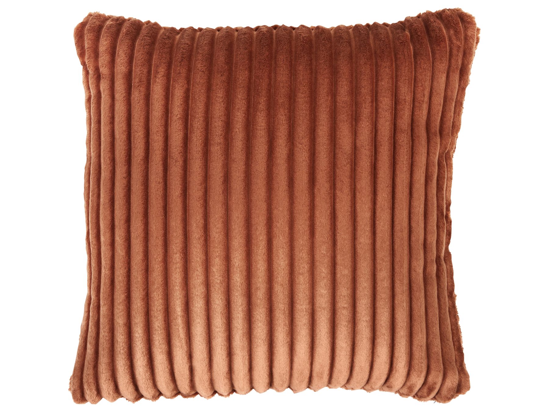 Corner Sofa STENUM Corduroy Brown Right Hand