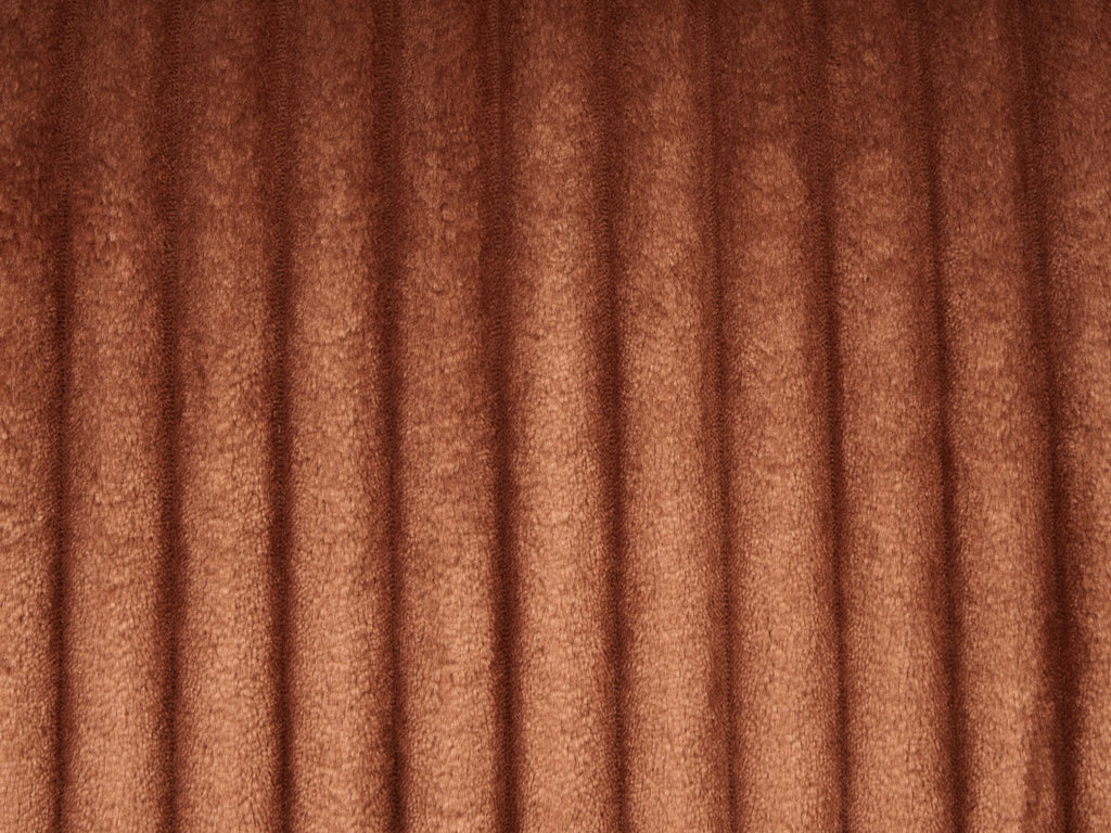Corner Sofa STENUM Corduroy Brown Right Hand