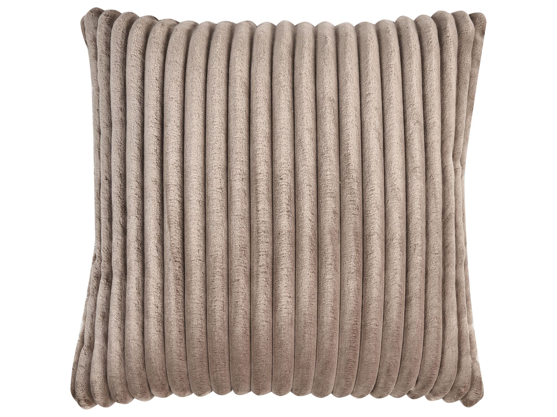 Corner Sofa STENUM Corduroy Light Brown Right Hand