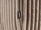 Corner Sofa STENUM Corduroy Light Brown Right Hand