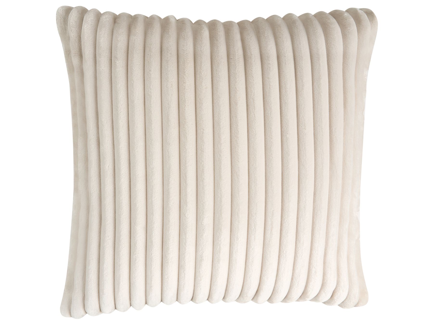 Corner Sofa STENUM Corduroy Off-White Right Hand