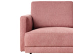2 Seater Fabric Sofa Pink BREDA