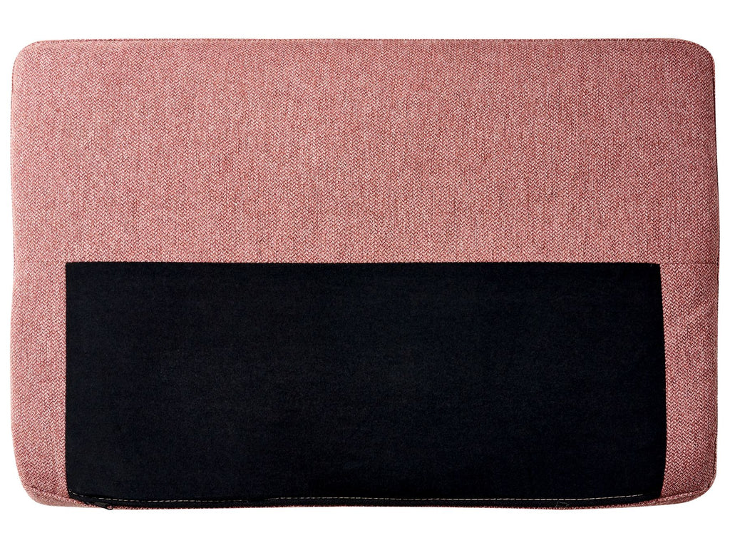 2 Seater Fabric Sofa Pink BREDA