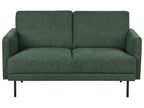 2 Seater Fabric Sofa Dark Green BREDA
