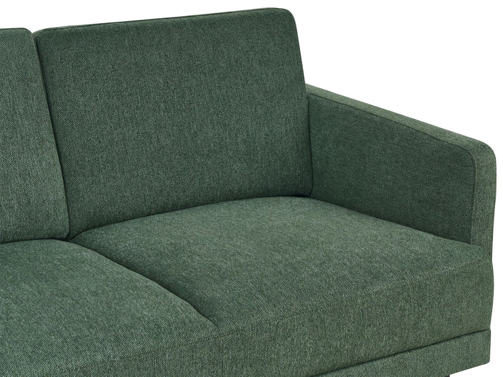 2 Seater Fabric Sofa Dark Green BREDA