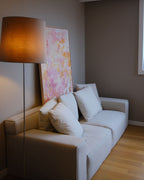3 Seater Velvet Sofa Off-White VISKAN