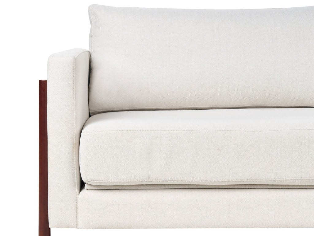 Sofa Bed ORSA Fabric Off-White 3 Seater