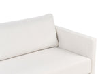 Sofa Bed ORSA Fabric Off-White 3 Seater