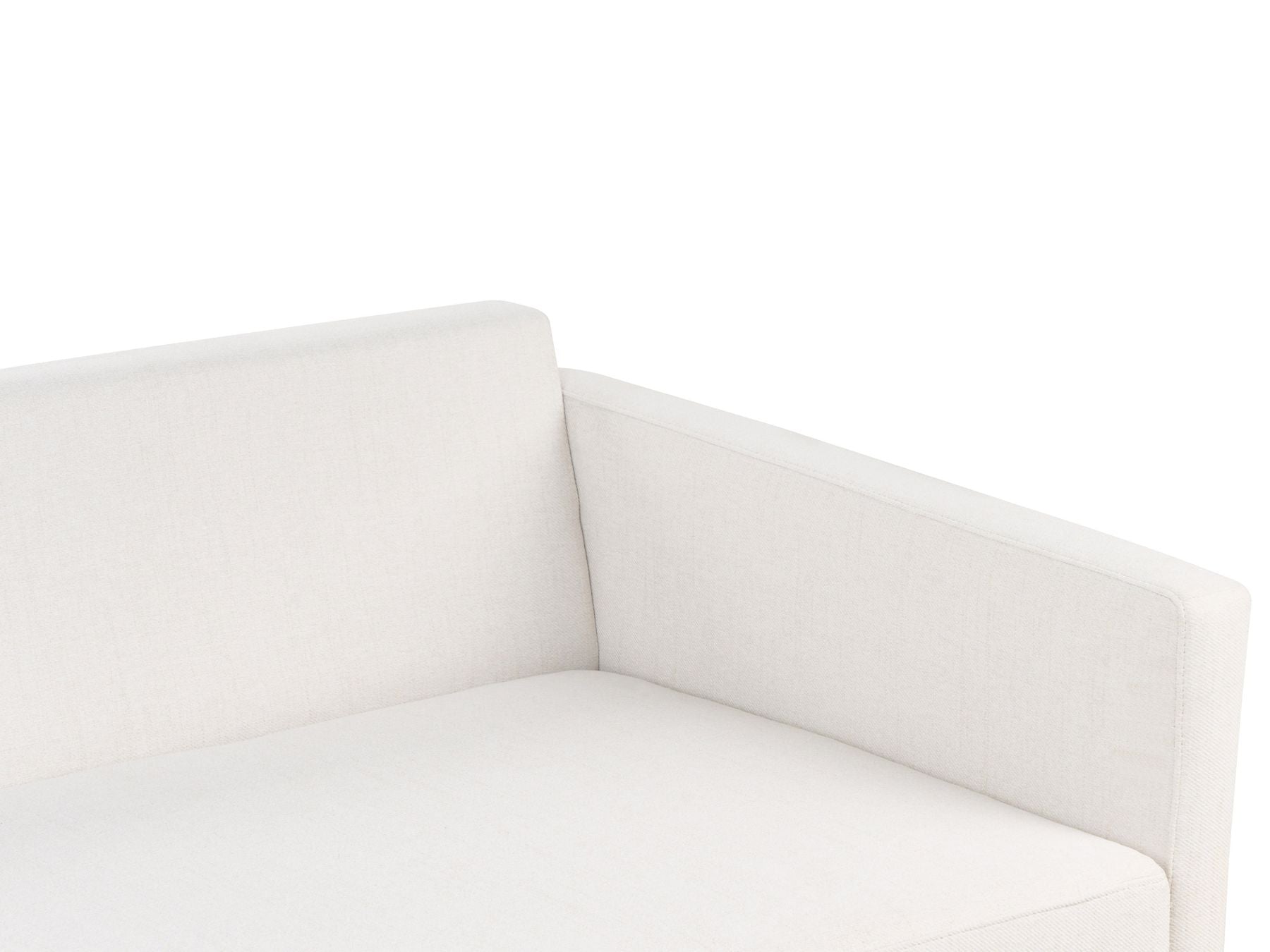 Sofa Bed ORSA Fabric Off-White 3 Seater