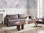 Sofa Bed ORSA Fabric Taupe 3 Seater