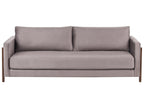 Sofa Bed ORSA Fabric Taupe 3 Seater