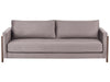 Sofa Bed Fabric Taupe 3 Seater