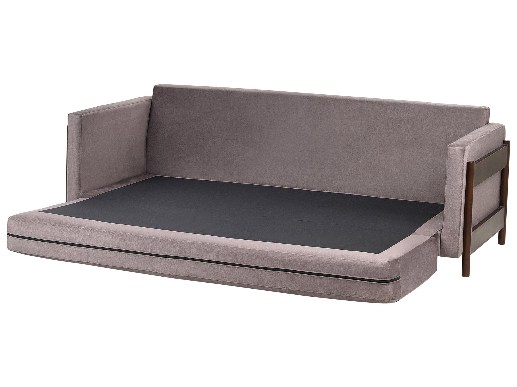 Sofa Bed ORSA Fabric Taupe 3 Seater